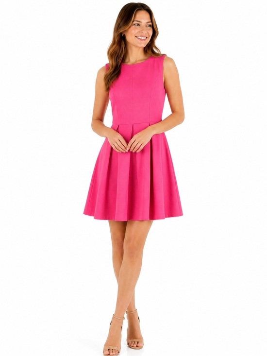 Boden Dresses & Skirts - Boden Ottoman Fit and Flare Dress Womens Size 6 Pink